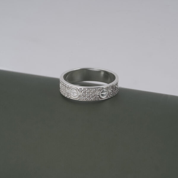 Cartier's, LOVE ring, Small Model, Paved