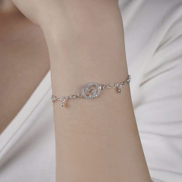 Gucci Interlocking CZ Bracelet