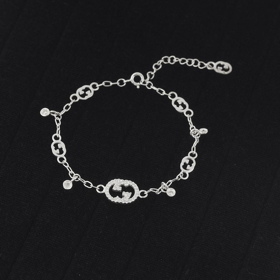 Gucci Interlocking CZ Bracelet