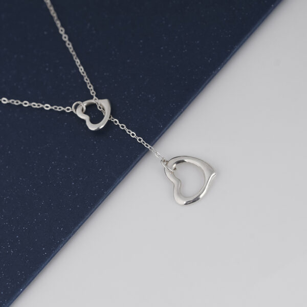 Tiffany Open Heart Lariat Necklace