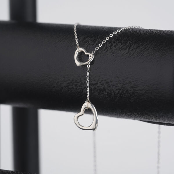Tiffany Open Heart Lariat Necklace