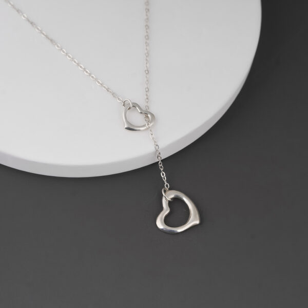 Tiffany Open Heart Lariat Necklace