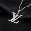 Unisex LV Large Pendant Necklace