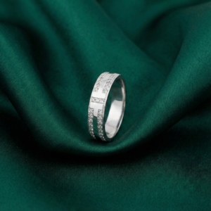 Tiffany T Wide Pavé Stone Ring