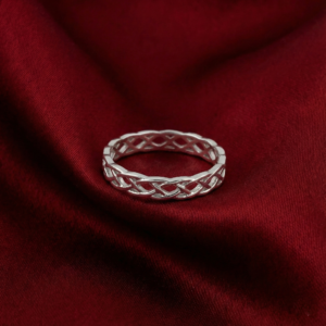 Celtic Knot Eternity Band Ring