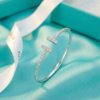 Tiffany T Pavé Sparkle Wire Bangle
