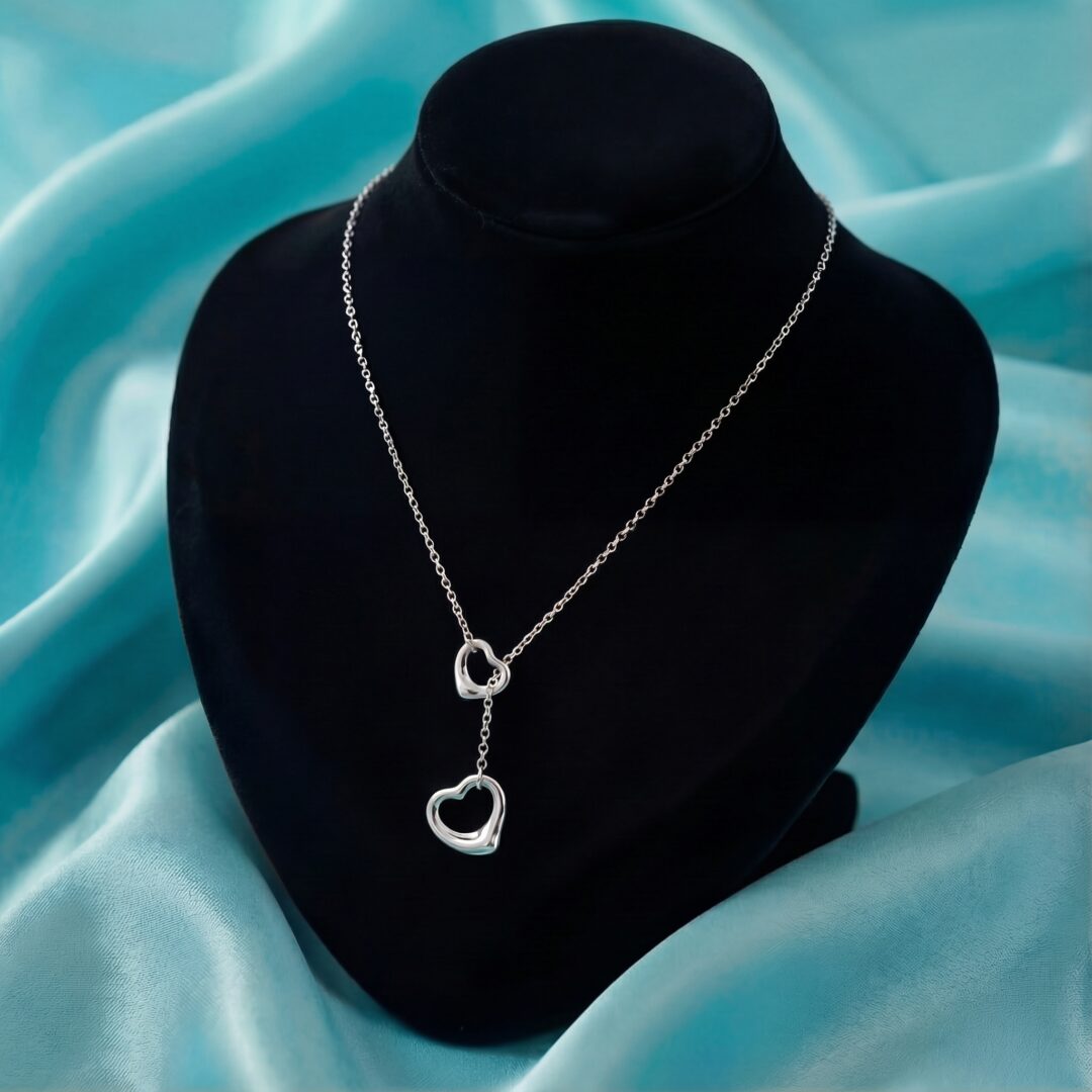 Tiffany Open Heart Lariat Necklace