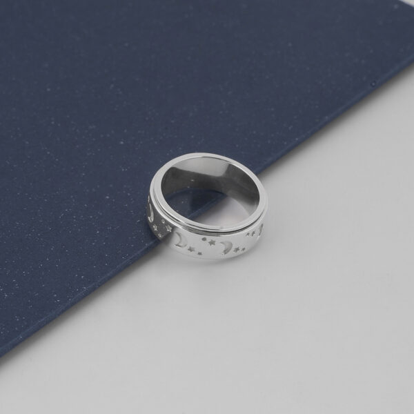 Moon Star Celtic Stress Rings