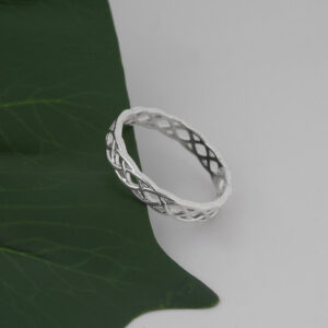 Celtic Knot Eternity Band Ring