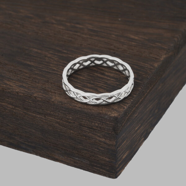 Celtic Knot Eternity Band Ring