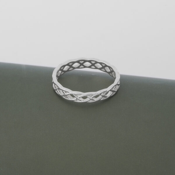 Celtic Knot Eternity Band Ring