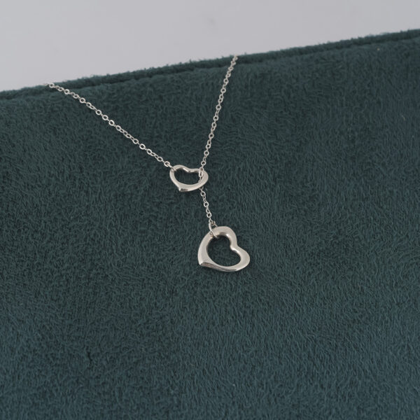 Tiffany Open Heart Lariat Necklace