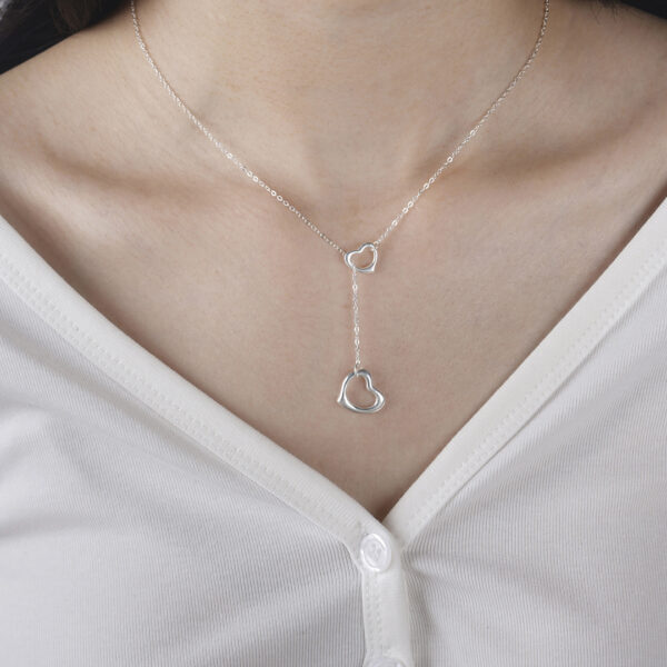 Tiffany Open Heart Lariat Necklace