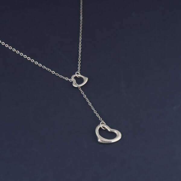 Tiffany Open Heart Lariat Necklace