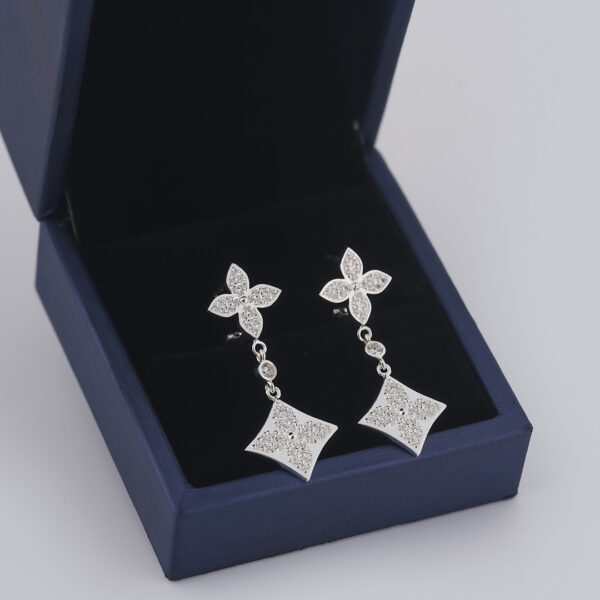 L.V Color Blossom Earrings
