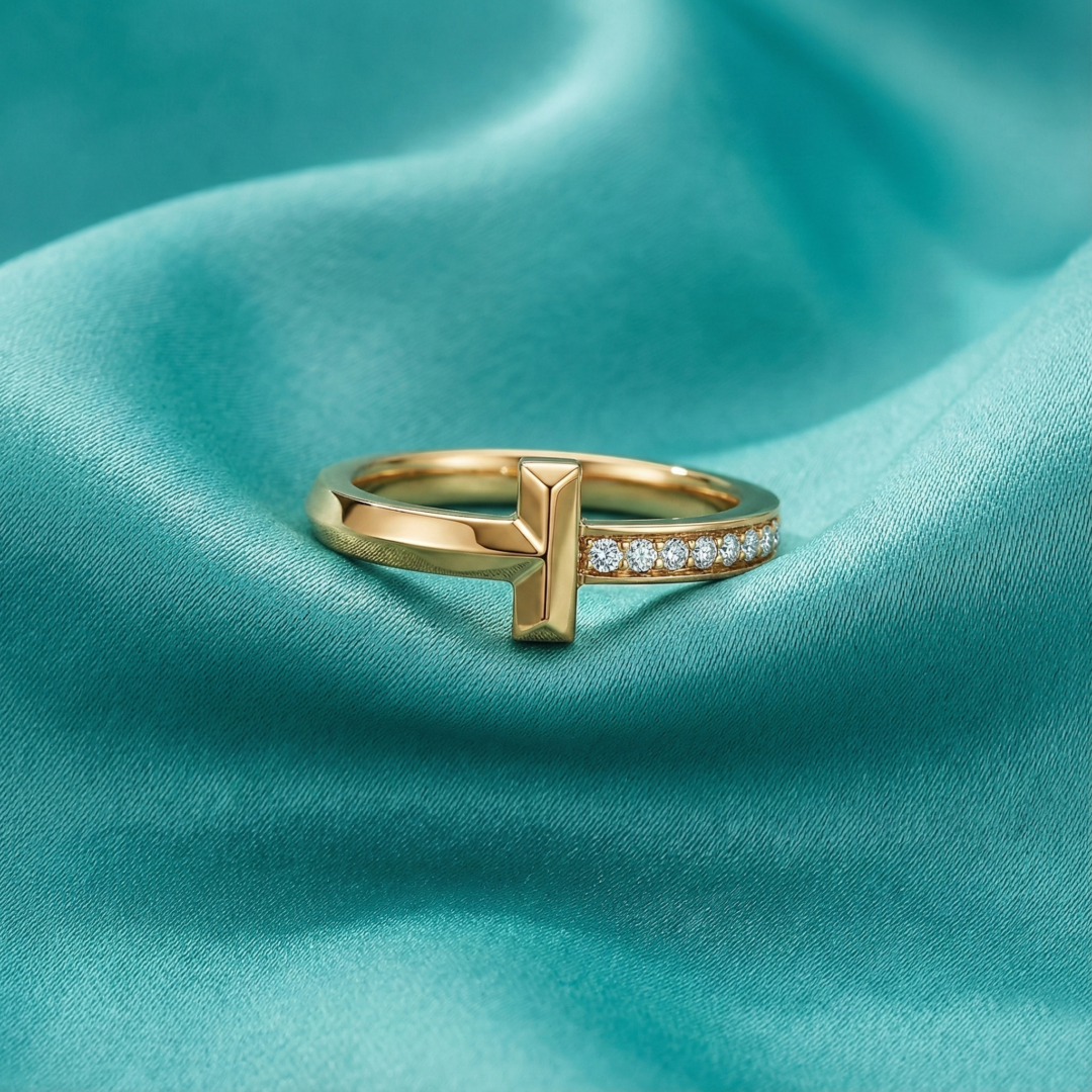 Tiffany T T1 Ring, Gold Filled