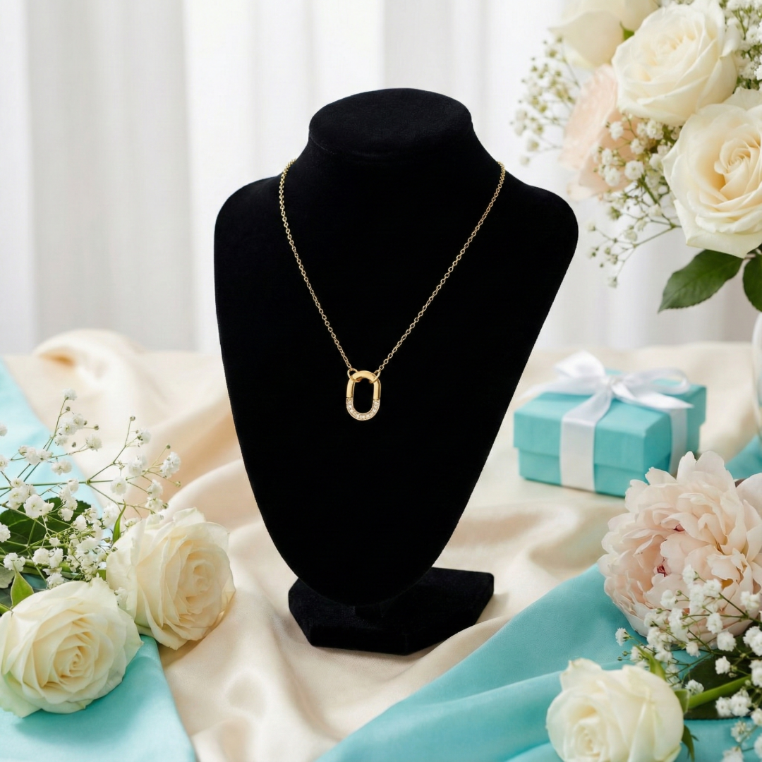 Tiffany Lock Small Pendant, Gold Filled