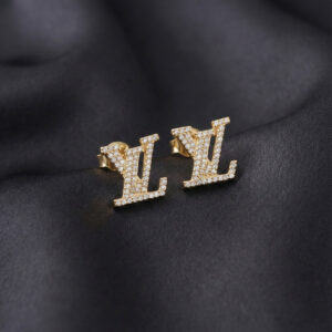 L.V Iconic Earrings, Gold Filled