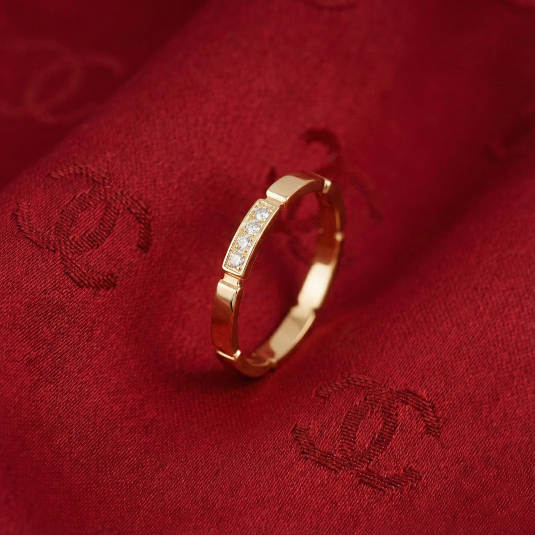 Cartier's, Maillon Panthère Wedding Ring, Gold Filled