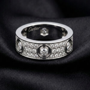 Cartier's, LOVE Ring Pavé Stone