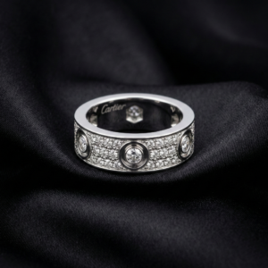 Cartier's, LOVE Ring Pavé Stone